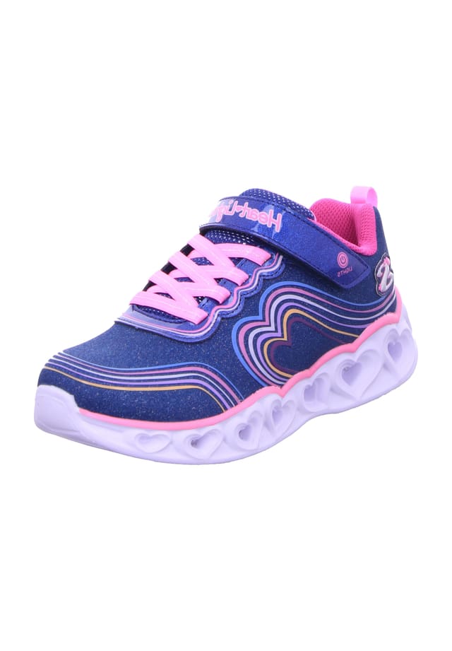 

Кроссовки s-ligts - ретро-сердечки Skechers, мультиколор