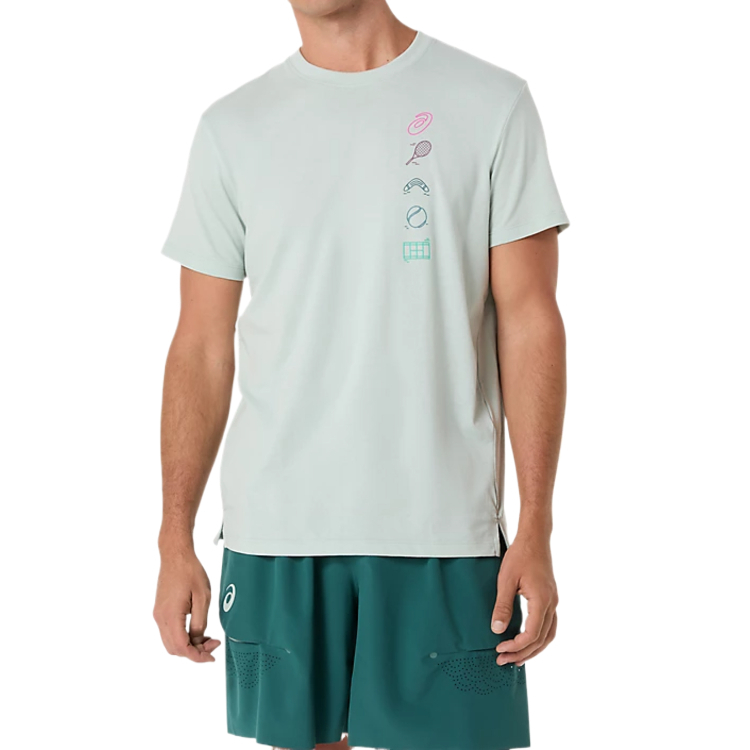 

ASICS Футболка мужская Cold Moss с круглым вырезом Moderate