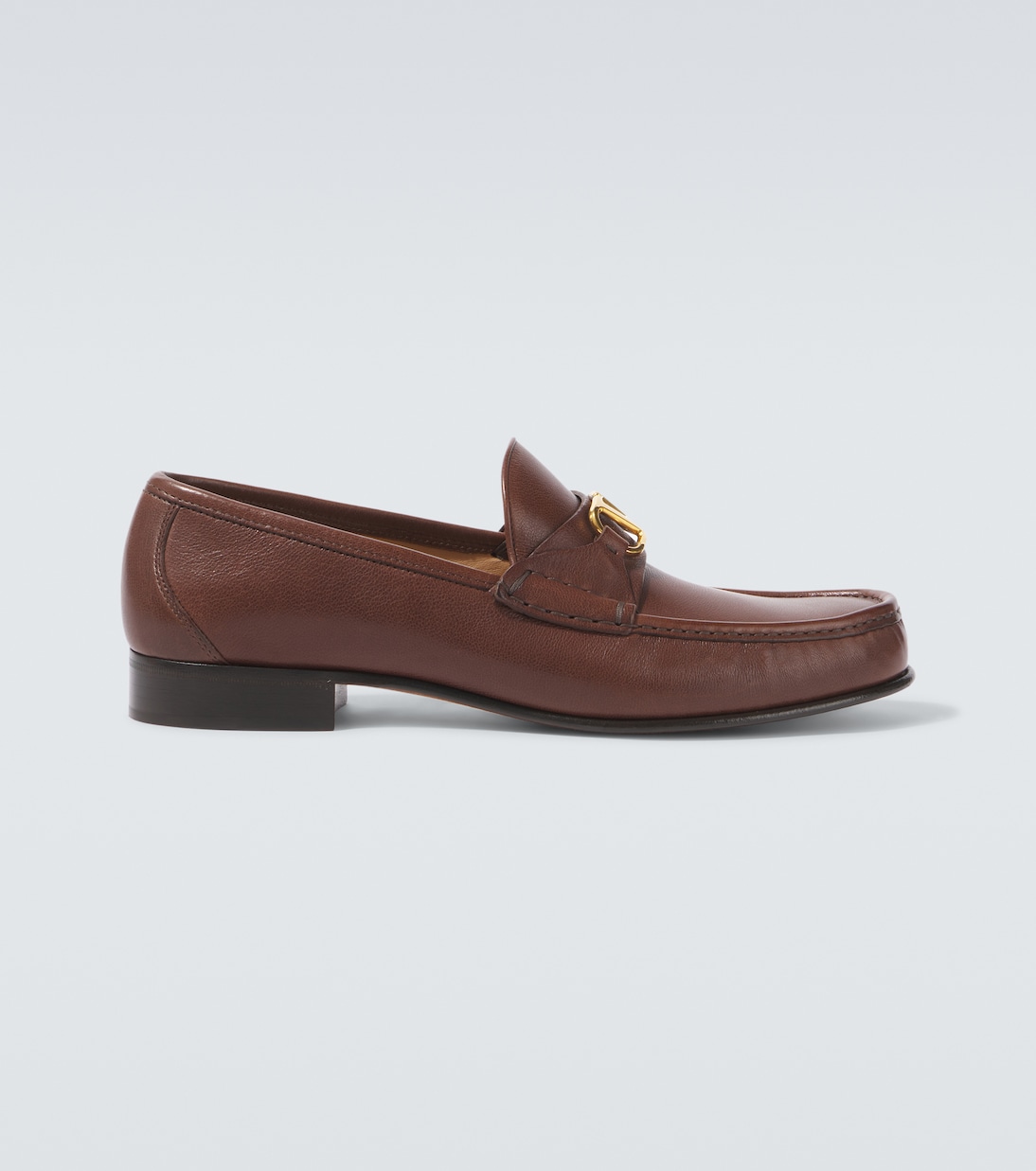 

Кожаные лоферы VLogo Signature Valentino Garavani, Bark Brown