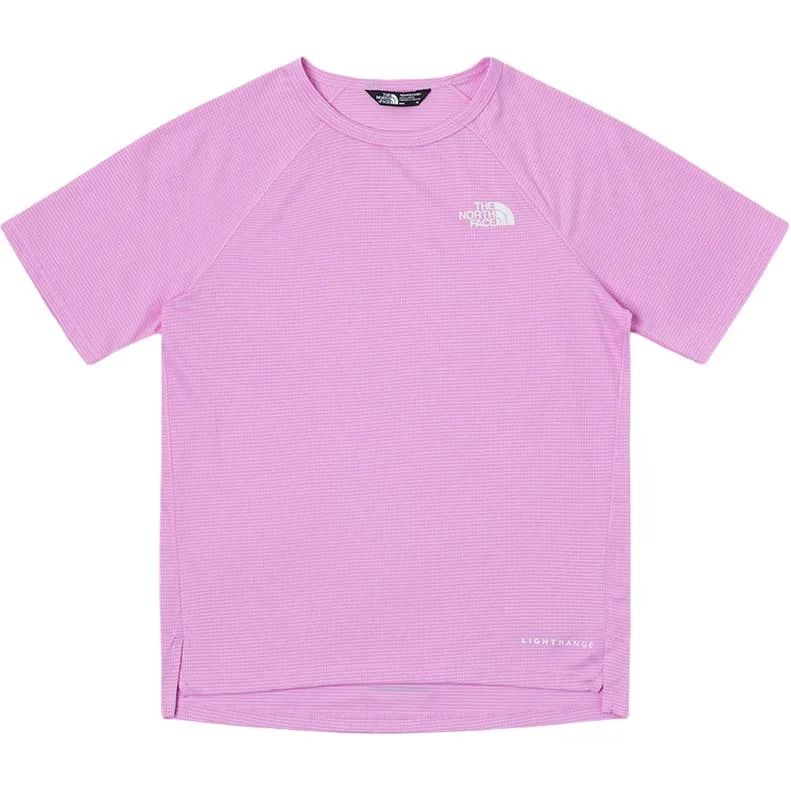 THE NORTH FACE Футболка Lightrange SS25 с красным цветочным принтом для детей 3-7 лет