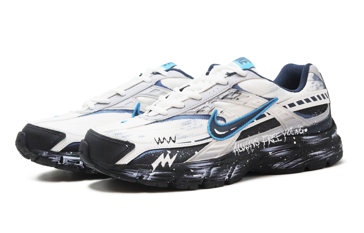 Беговые кроссовки низкие Initiator Unisex Nike, розовый синий — фото 4