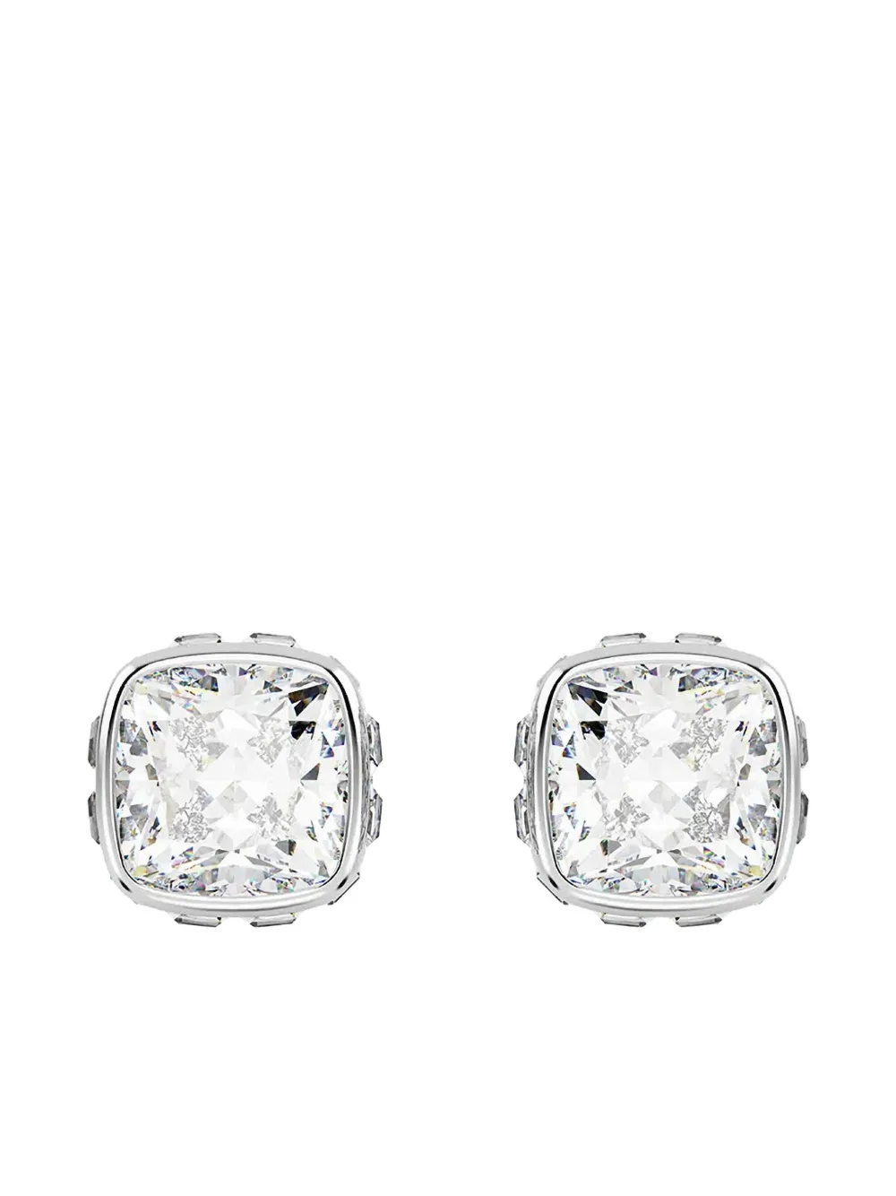 

Серьги-гвоздики April Birthstone Swarovski, белый