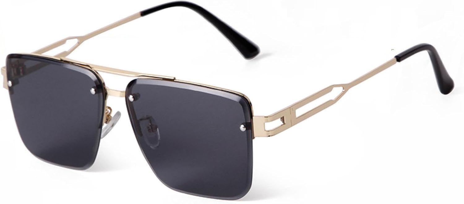 

Женские и мужские солнцезащитные очки с алмазной огранкой, градиентным покрытием, защитой от УФ-излучения UV400, без оправы, высокого класса, большие солнцезащитные очки WNCKSQ, C2