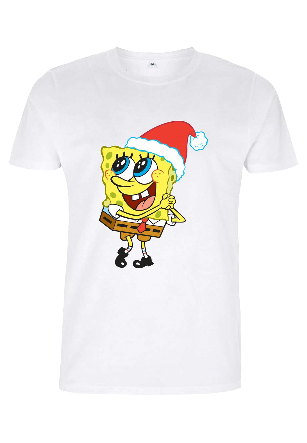 

Футболка с принтом SPONGEBOB SQUAREPANTS SANTA HAT Henry Tiger, белый