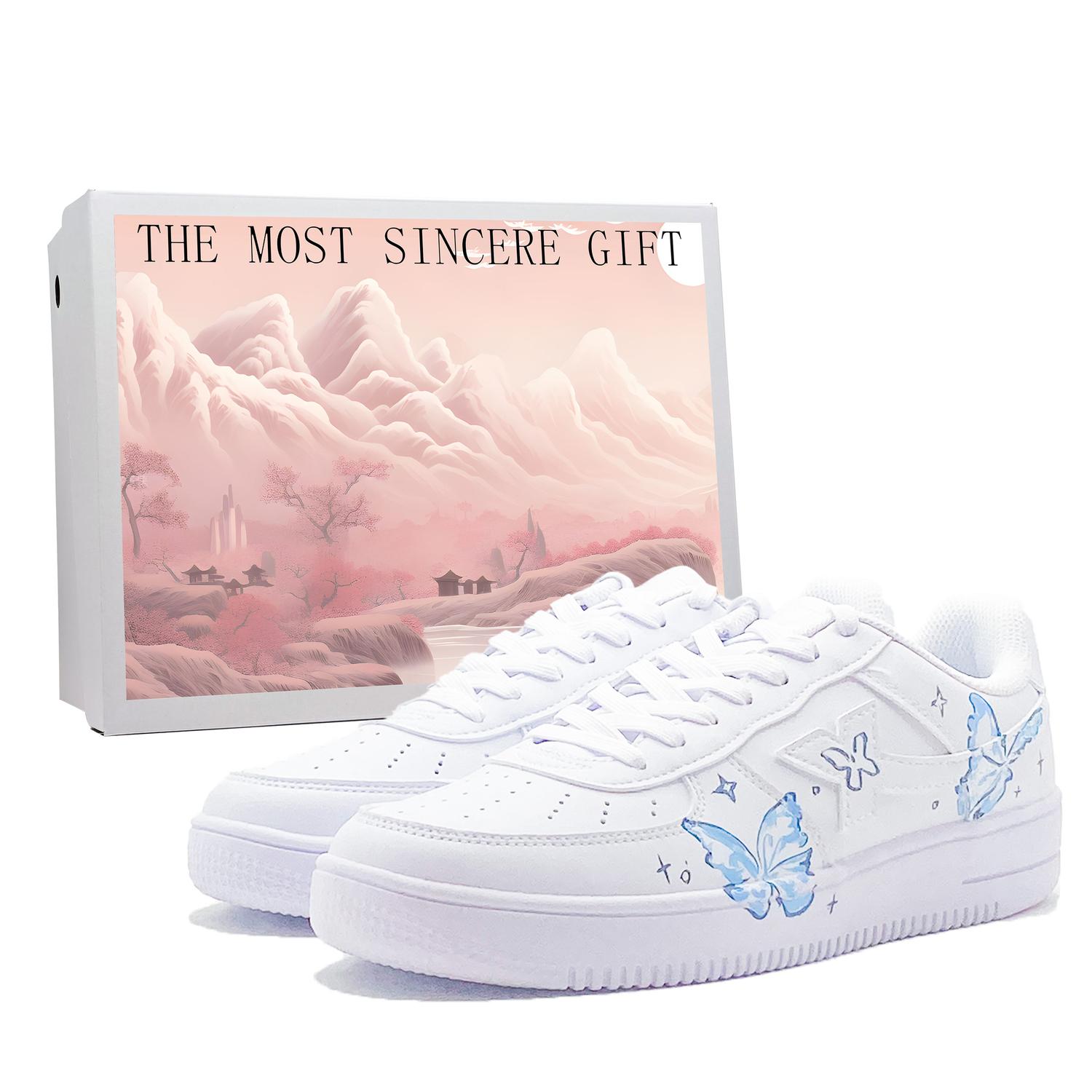 

XTEP Кроссовки Air Force One с низким верхом для скейтборда, противоскользящие, износостойкие, мужские, белые, синие