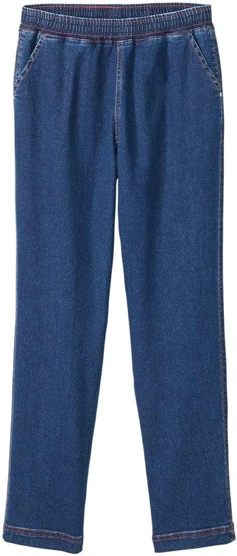 

Женские джинсы с застежкой pull-on от Silvert's Silvert's Adaptive Clothing & Footwear