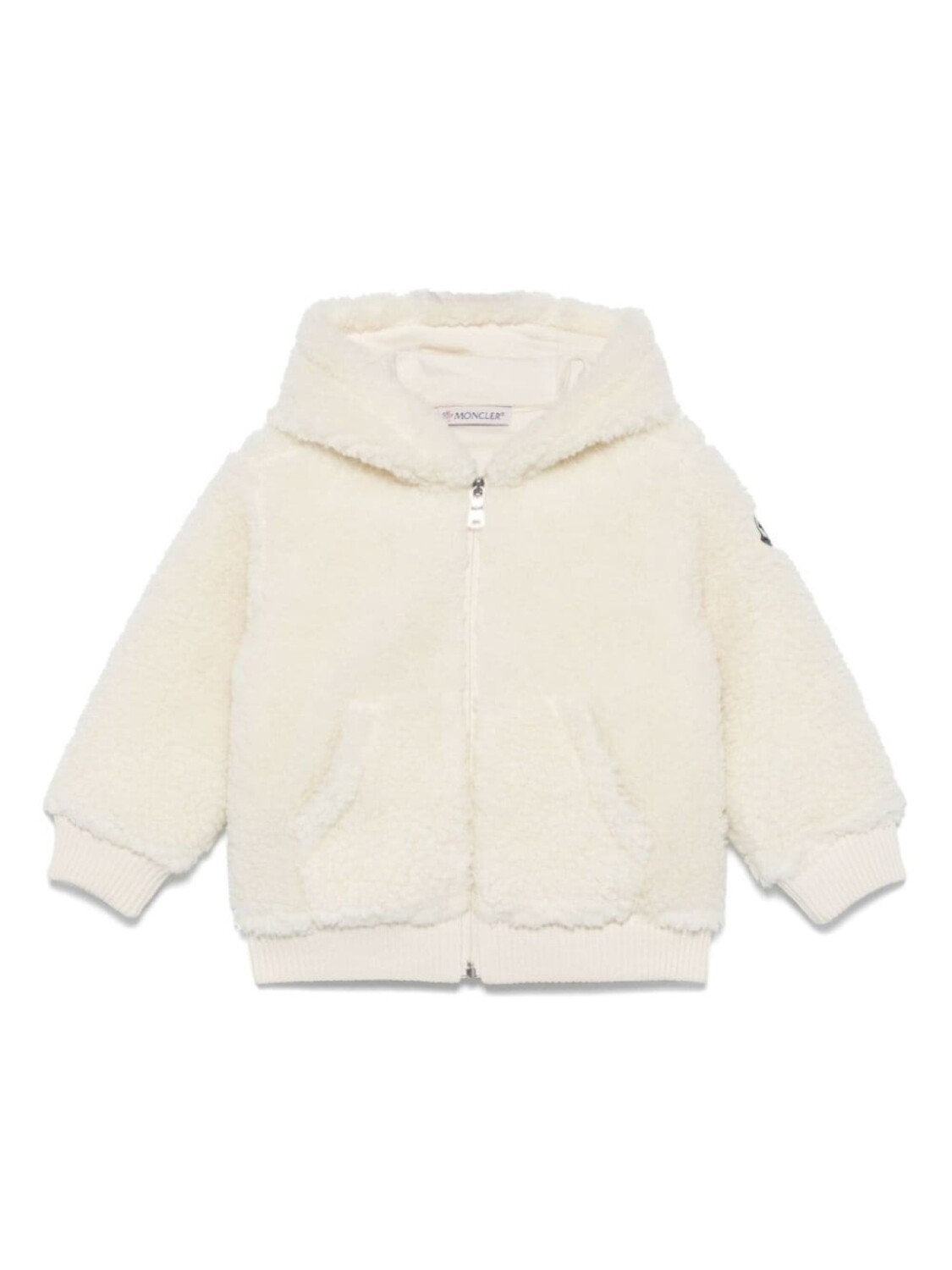 

Moncler Enfant куртка с нашивкой-логотипом, нейтральный цвет