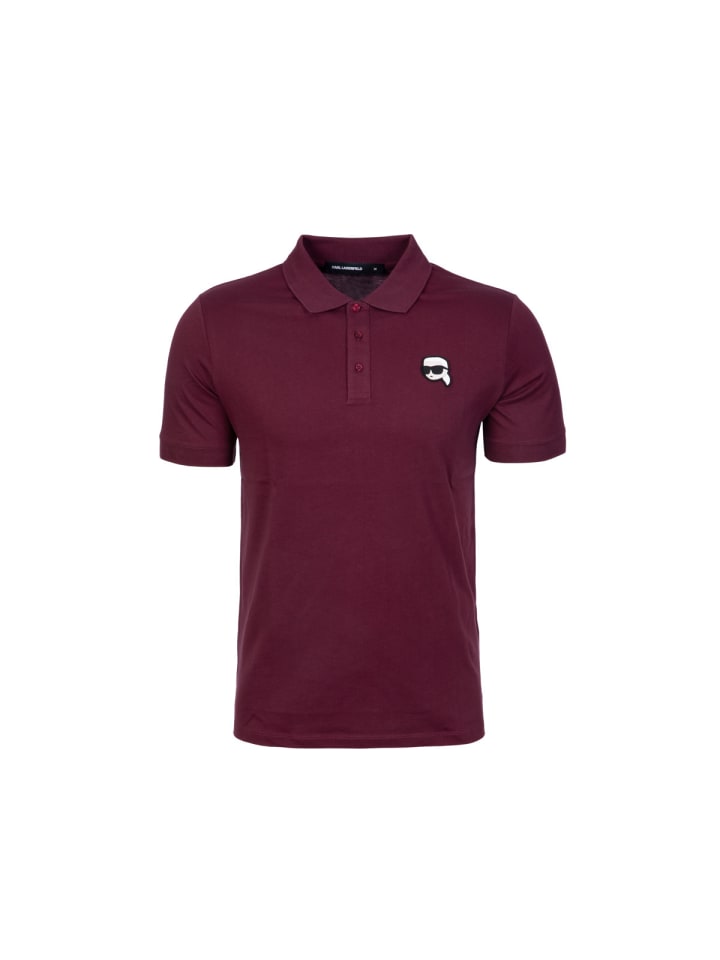 

Karl Lagerfeld Рубашка поло 745710 бордового цвета, Красный, Karl Lagerfeld Рубашка поло 745710 бордового цвета