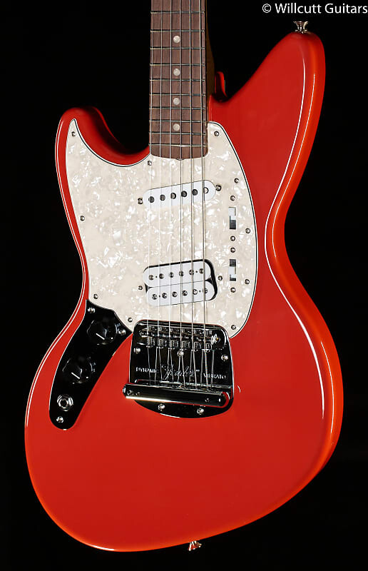 

Электрогитара Fender Kurt Cobain Jag-Stang Rosewood Fingerboard Fiesta Red Left-Hand