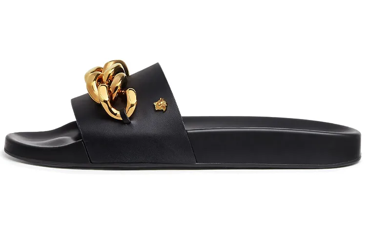 VERSACE Стильные мужские сандалии черные