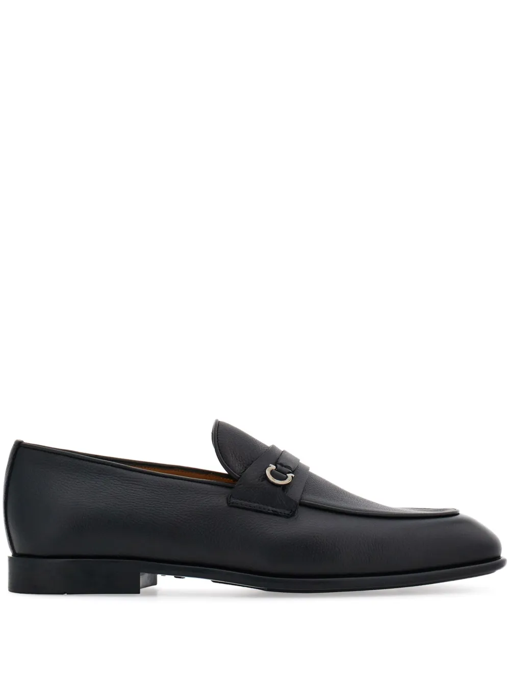 

Лоферы с пряжкой Gancini Ferragamo, черный