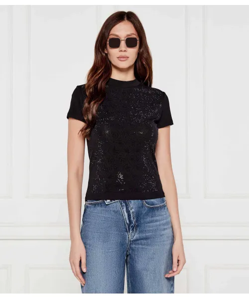 

Футболка Slim fit Guess Jeans, черный