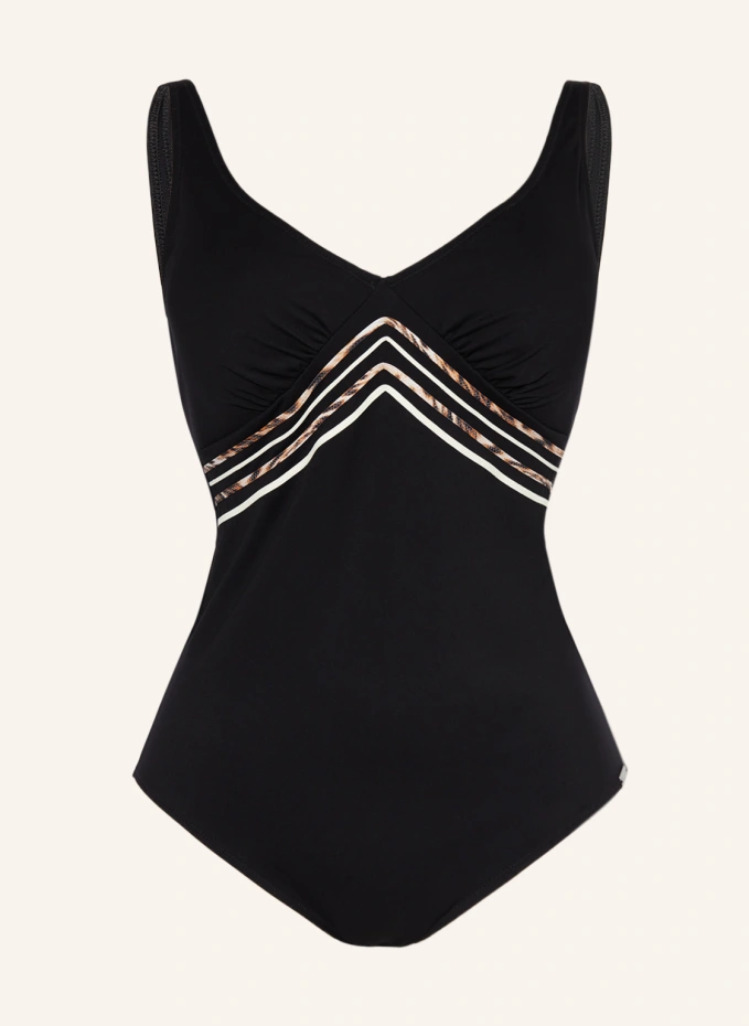 

Формирующий купальник jungle stripes Charmline, черный