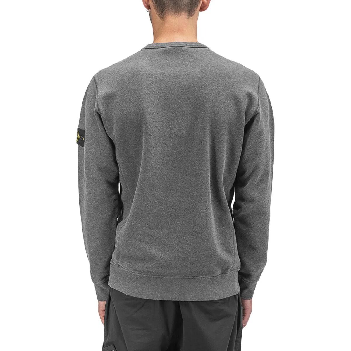 Толстовка мужская угольно-серая Stone Island, серый — фото 2