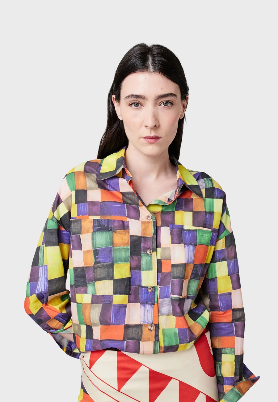 

Блуза Bobo Choses RAINBOW PLAID, Multicolor/Multi-Coloured