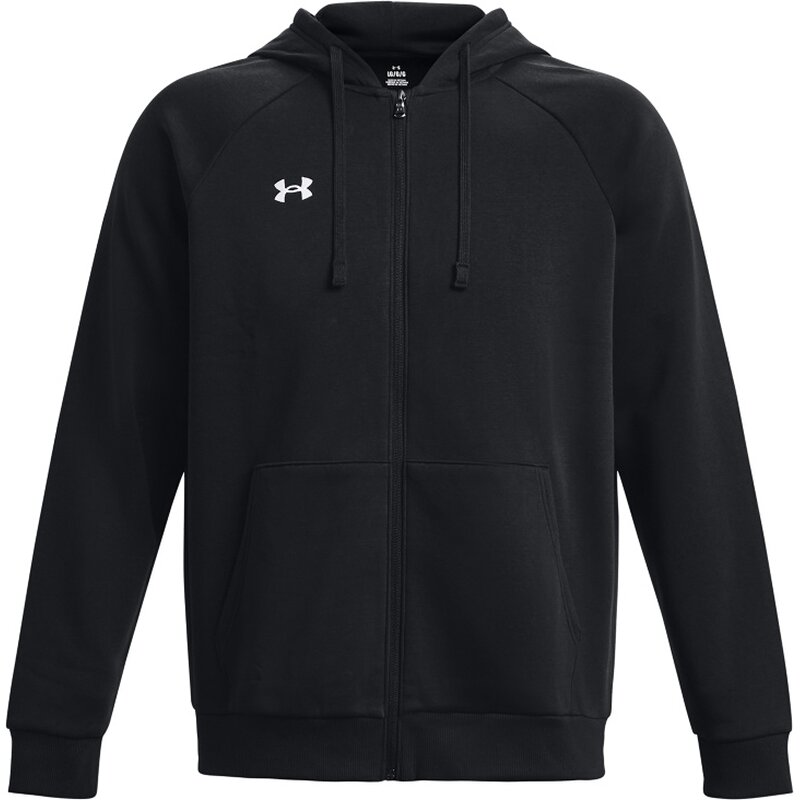 

Толстовка с капюшоном ua rival флис fz hoodie Under Armour, черный