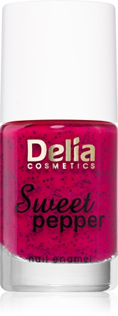 

Лак для ногтей Delia Cosmetics Sweet Pepper Black Particles, 05 Raspberry 11 ml