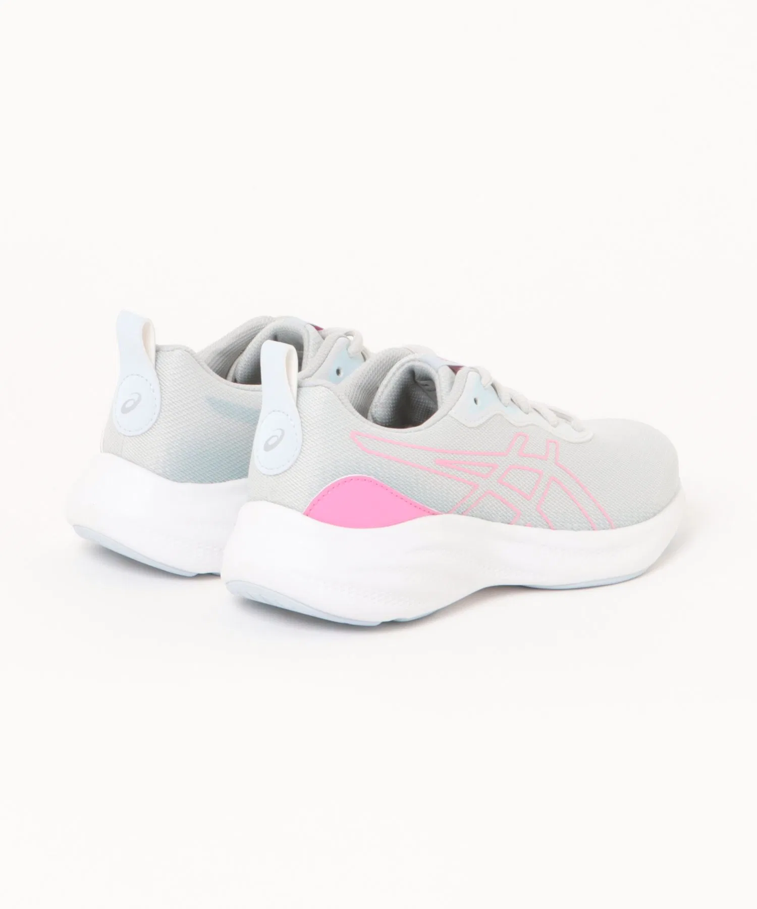 Детские кроссовки ASICS Lazerbeam KG-MG серые с розовым — фото 2