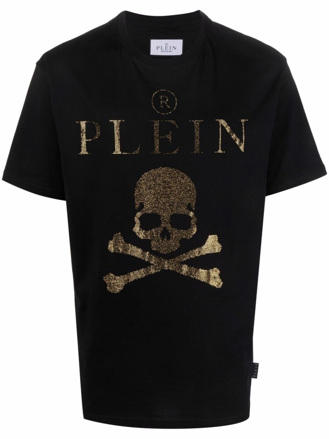 

Philipp Plein футболка с кристаллами, черный