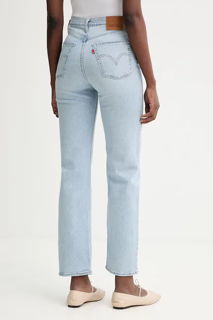 Джинсы прямого кроя со средней посадкой Ribcage прямого кроя Ankle Levi's, синий — фото 3