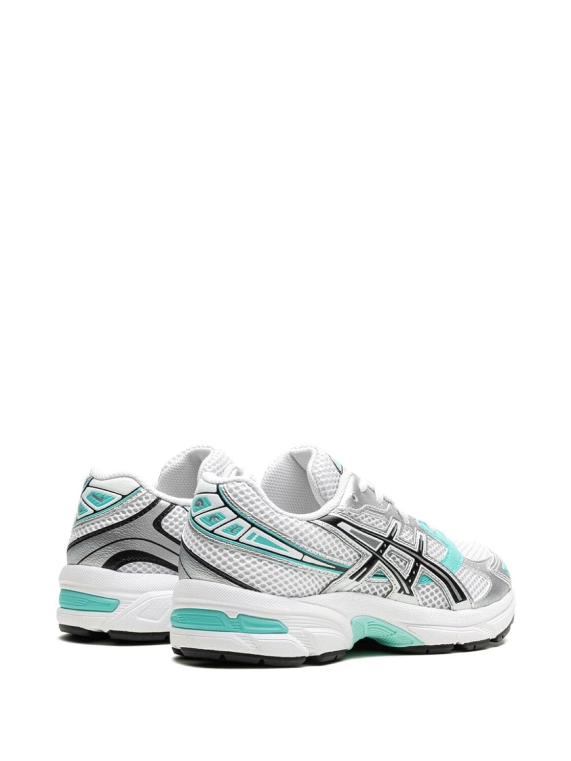 Кроссовки GEL-1130 White Aqua Asics Kids, белый — фото 3