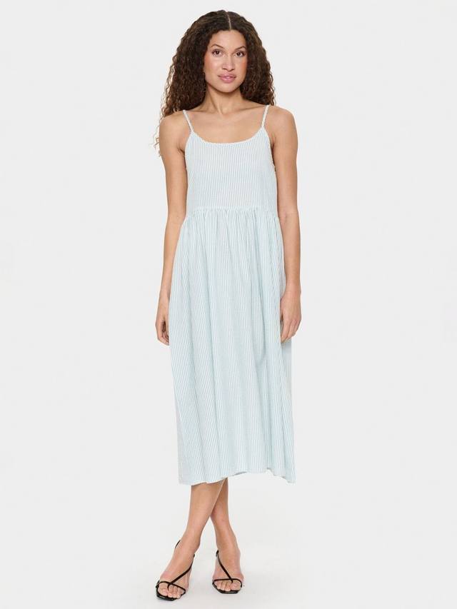 

Платье миди Kira с круглым вырезом и без рукавов Saint Tropez, Reef Waters