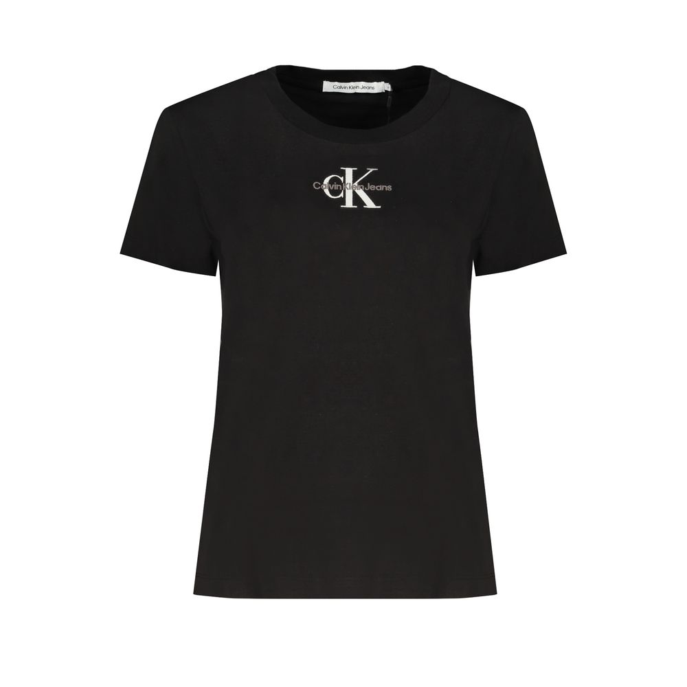 

Черные хлопковые топ и футболка Calvin Klein
