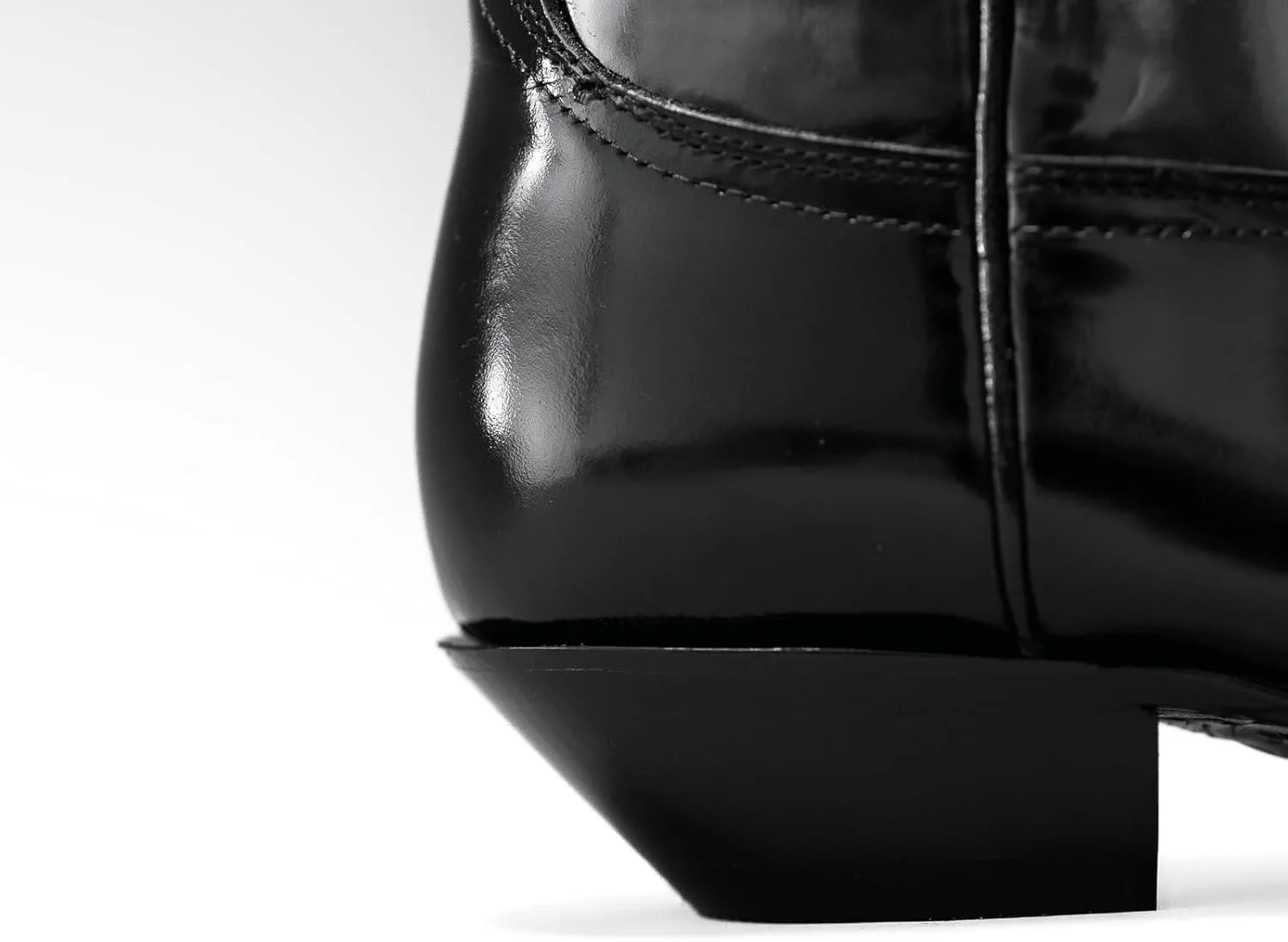 Мужские ковбойские сапоги Joe Boots 900C из натуральной кожи с хамелеоновой отделкой, J-носок, каблук 1,5 дюйма Joe Exclusive, черный — фото 4