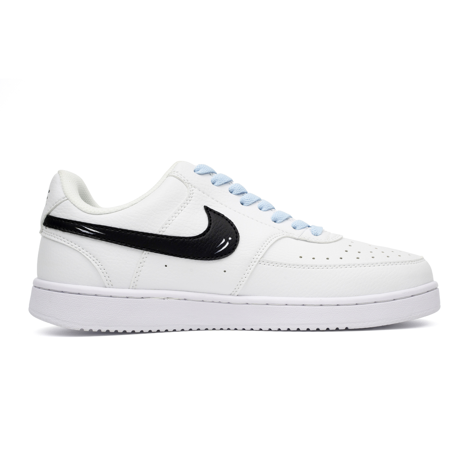 Court Vision 1 Light years Away Cushioning Abrasion Resistant Breathable Slip Resistant Low top Nike, синий черный — фото 3