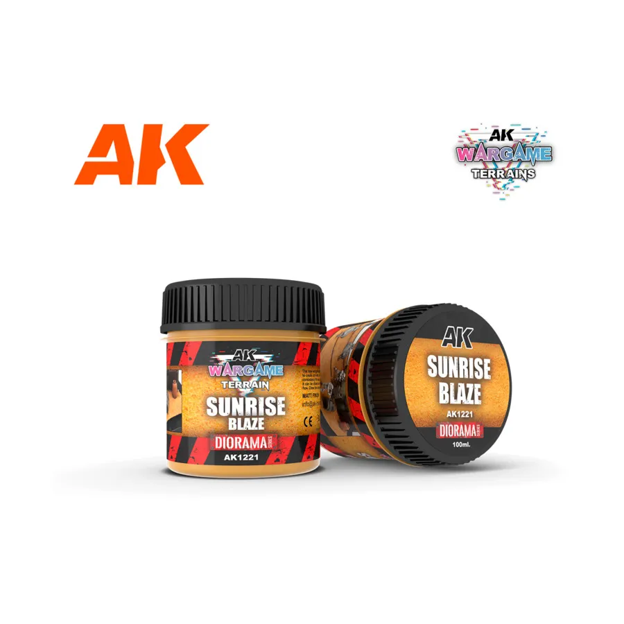 

Wargame Terrain — Sunrise Blaze, AK Wargame Battle Grounds - Diorama Terrains & Enamel Liquid Pigments