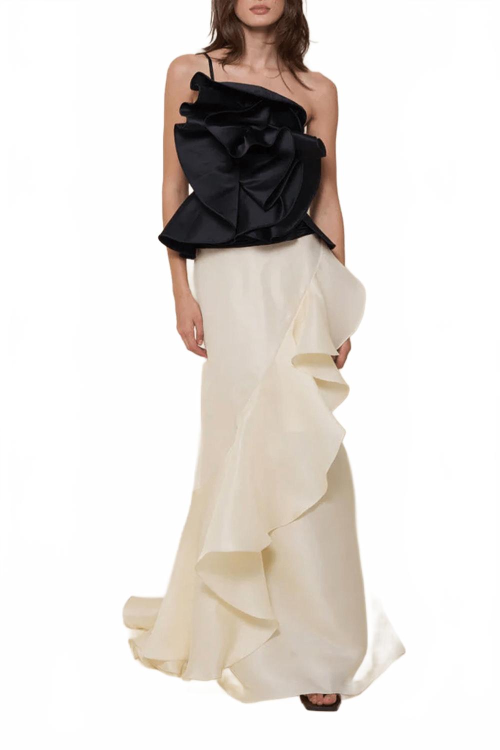 

Возвращайся, топ в черном цвете Johanna Ortiz