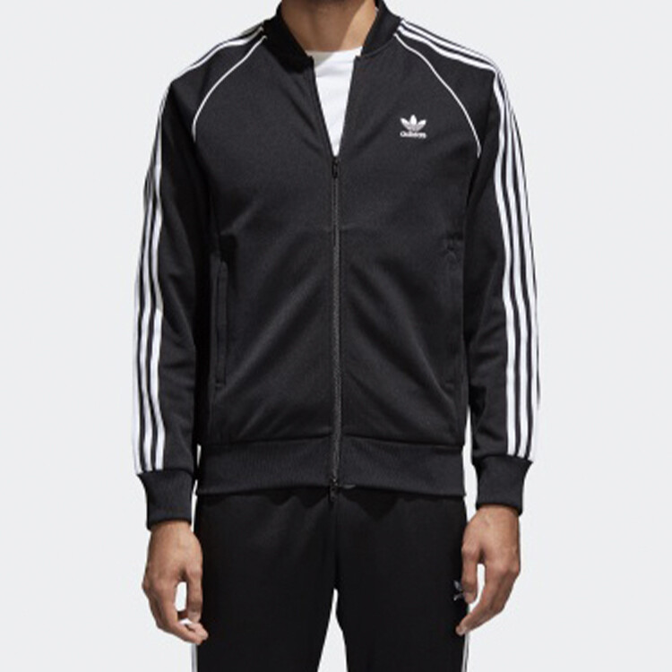 Мужская куртка Adidas Originals SST 3-Stripes, черный — фото 3