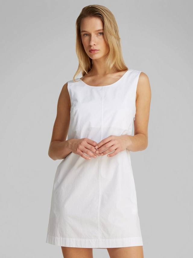 

Мини-платье без рукавов Calvin Klein, цвет Brilliant White