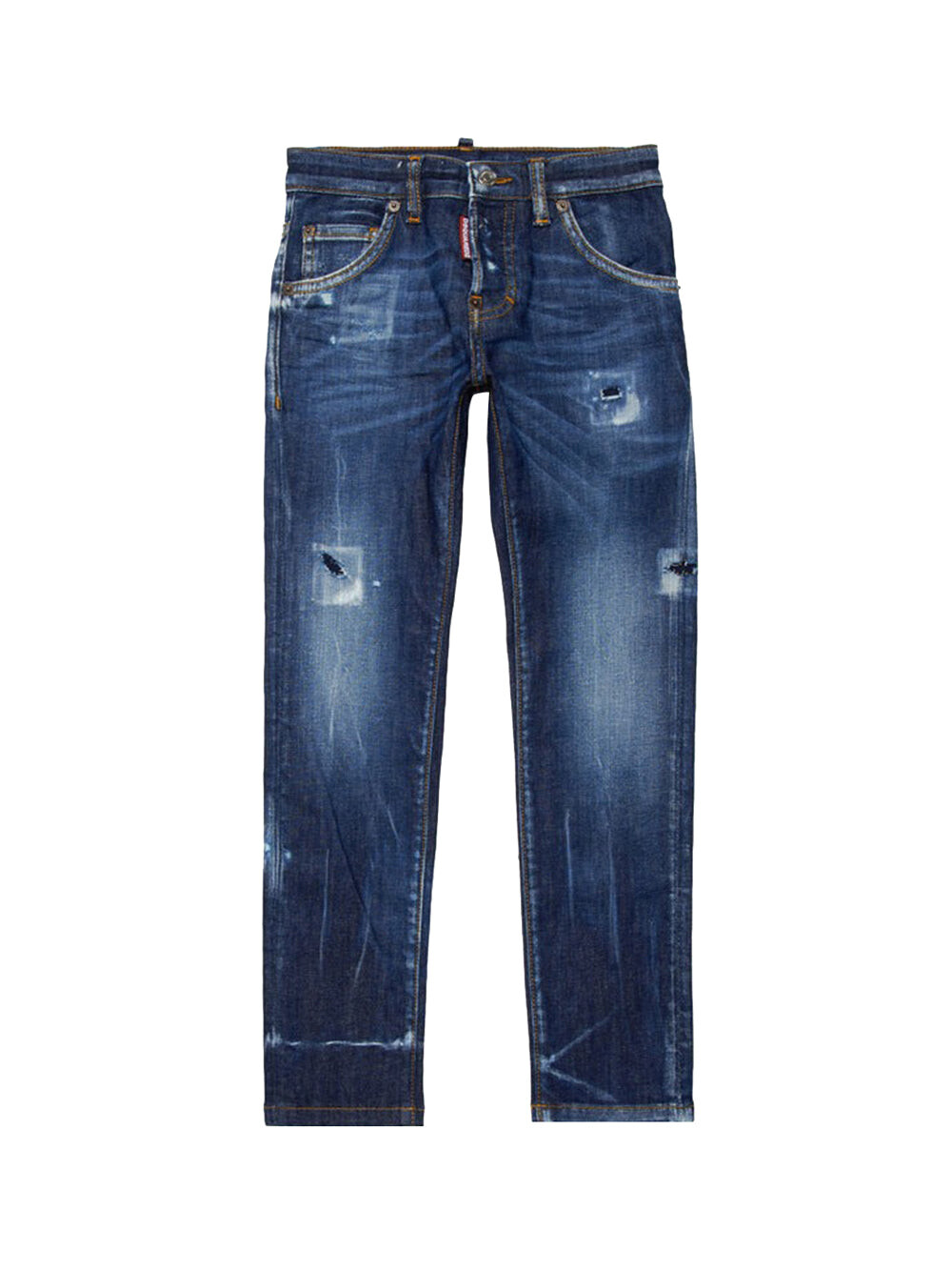 

Синие джинсовые детские джинсы Dsquared