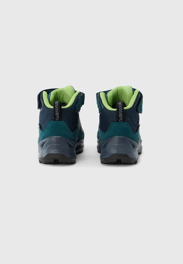 Ботинки для ходьбы maddox pro mid унисекс Lowa, Petrol/Limone — фото 3