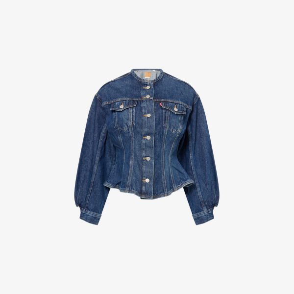 

Скульптурный джинсовый жакет в стиле trucker Levis, цвет wonderlust no tack