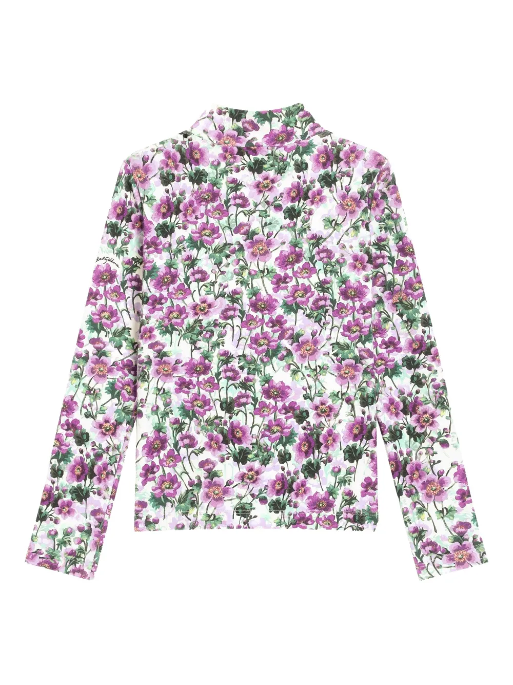 Футболка с цветочным принтом Dolce & Gabbana Kids, белый — фото 2