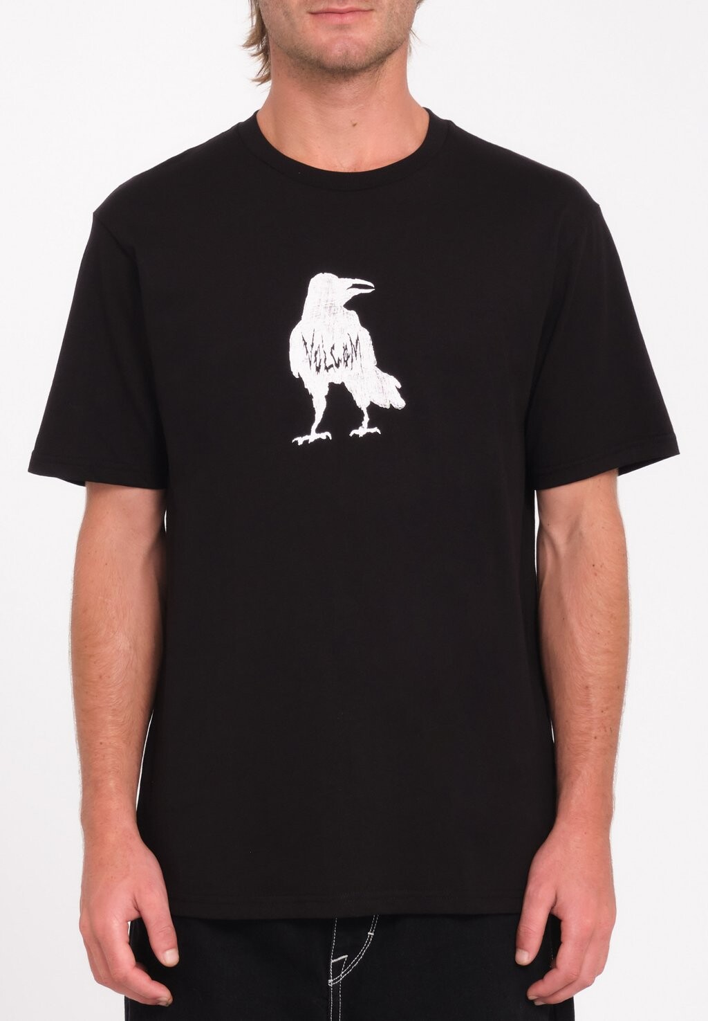 

Футболка с принтом ISSAM CROW Volcom, черный