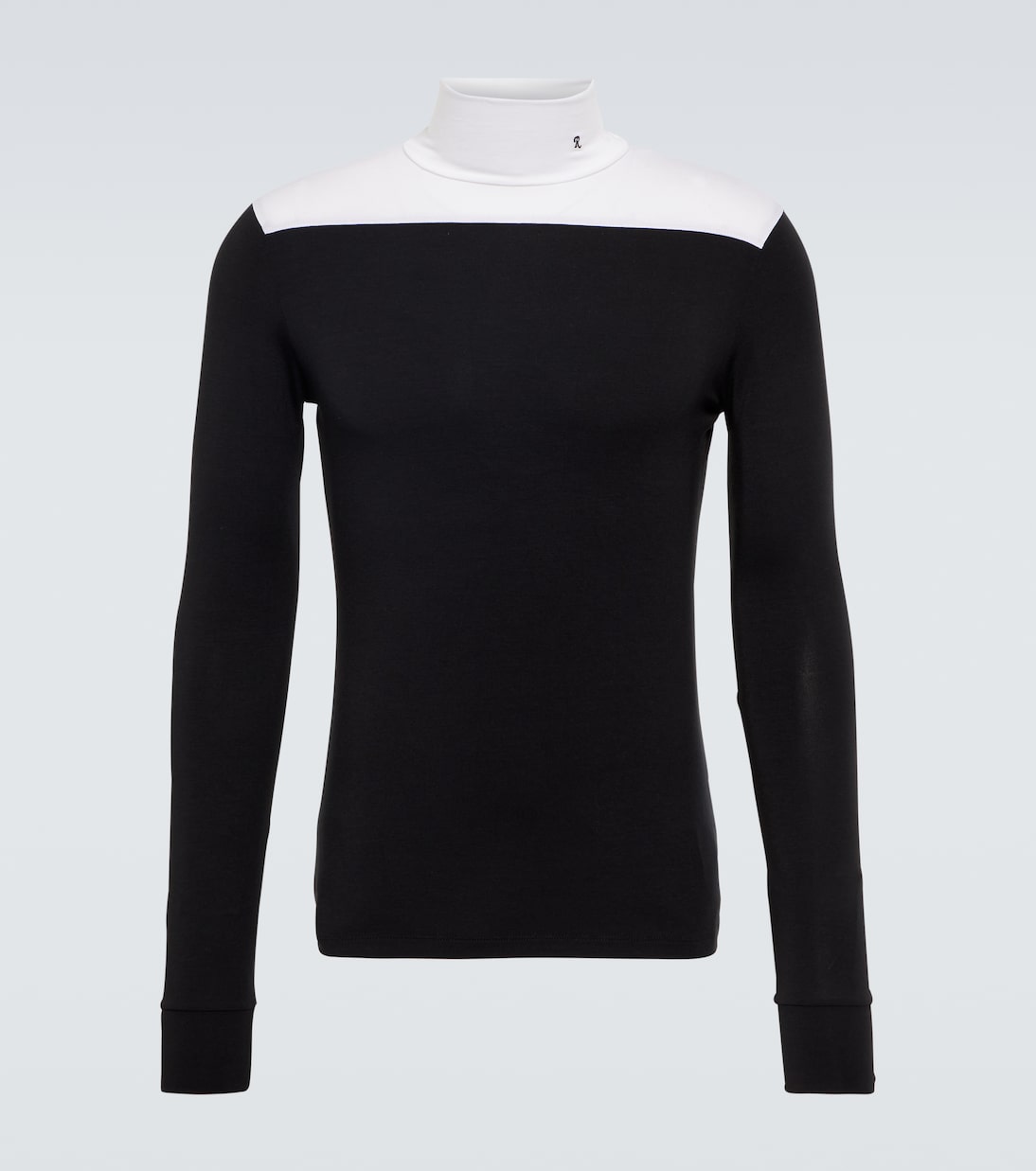 

Водолазка из джерси Raf Simons, Black-White