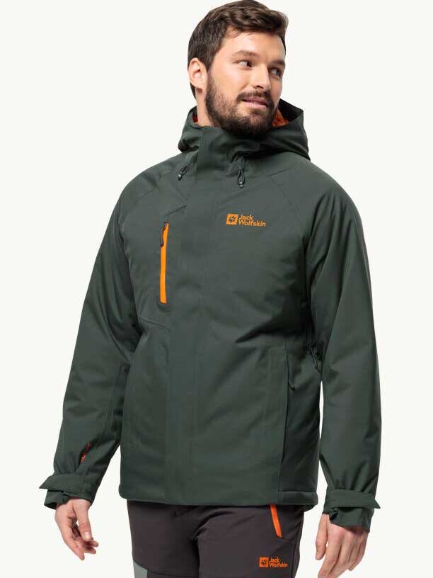 

Куртка Jack Wolfskin TROPOSPHERE INS JKT M, зеленый