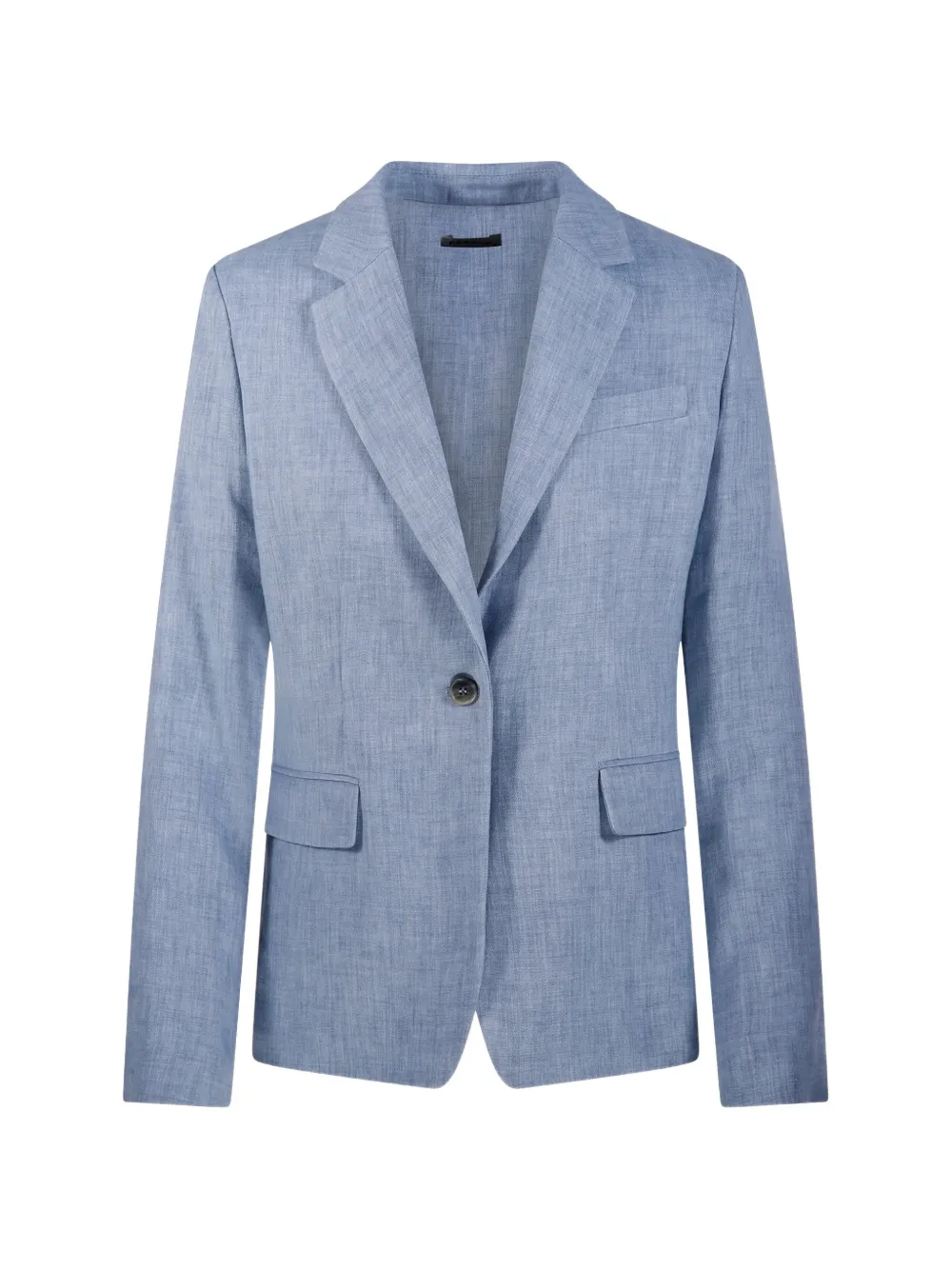 

Однобортный пиджак с лацканами с вырезом P.A.R.O.S.H., синий