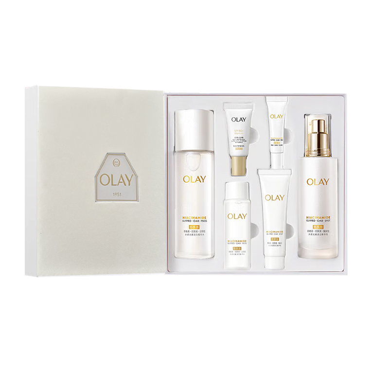 

Olay Набор для ухода за кожей 2 ultra whitening, набор для ухода за кожей, ниацинамид dewy antioxidant, набор из шести предметов