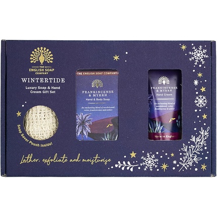 

Роскошное мыло и крем для рук Wintertide Frankincense & Myrrh The English Soap Company