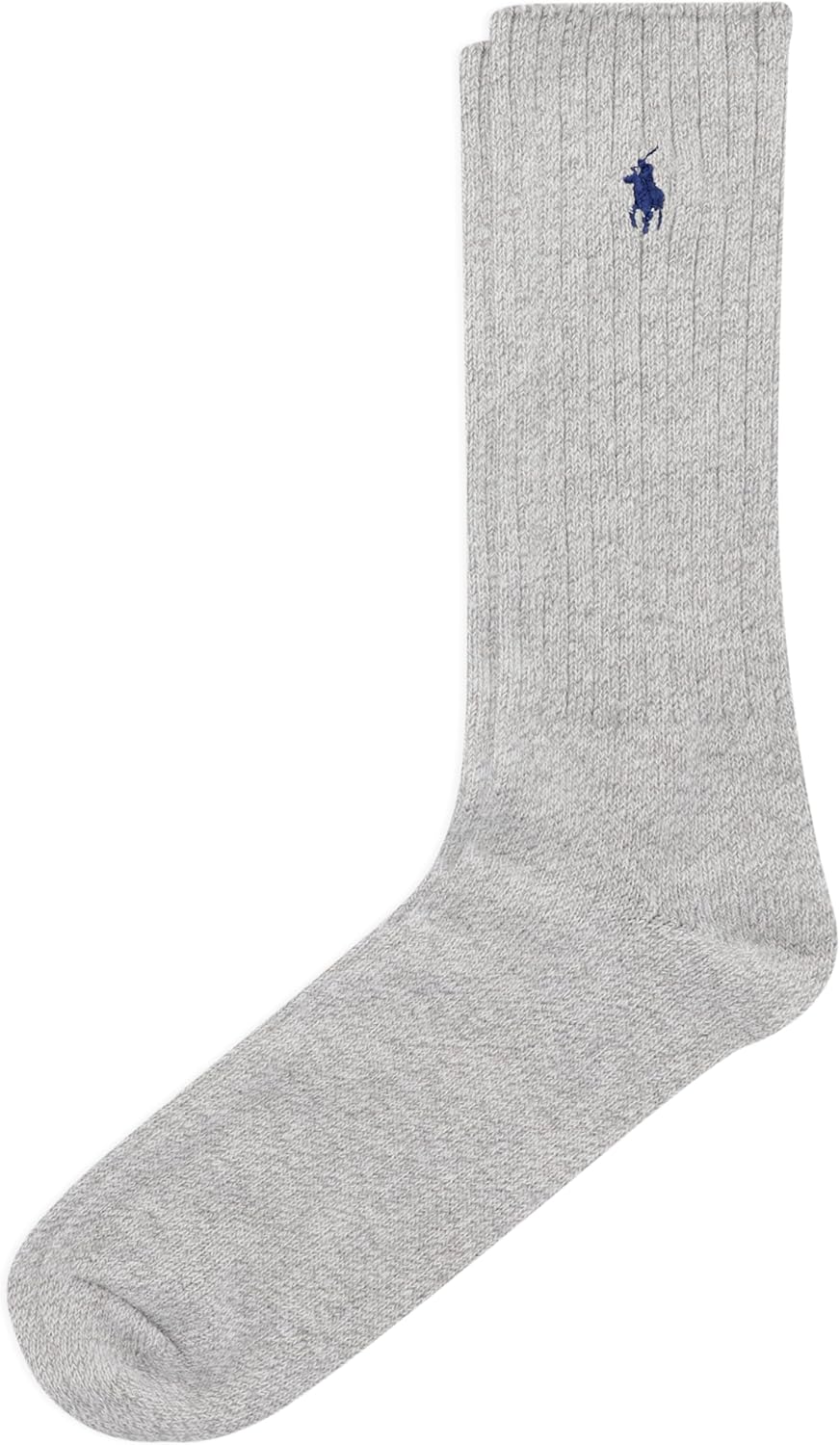 POLO RALPH LAUREN мужские хлопковые ребристые носки, Gray Heather