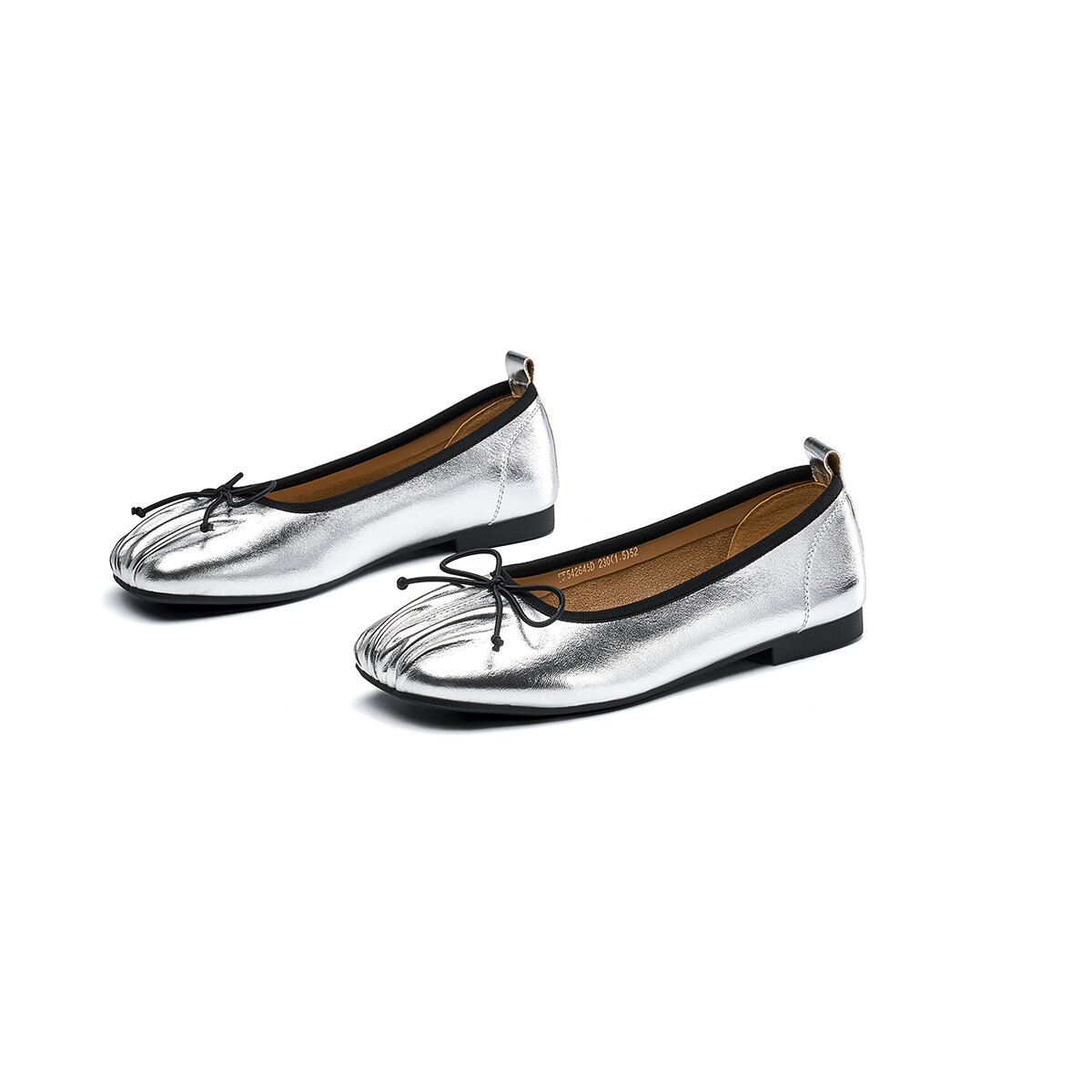 Туфли женские повседневные Women's Casual Shoes Women's Silver Eblan, серебряный — фото 2