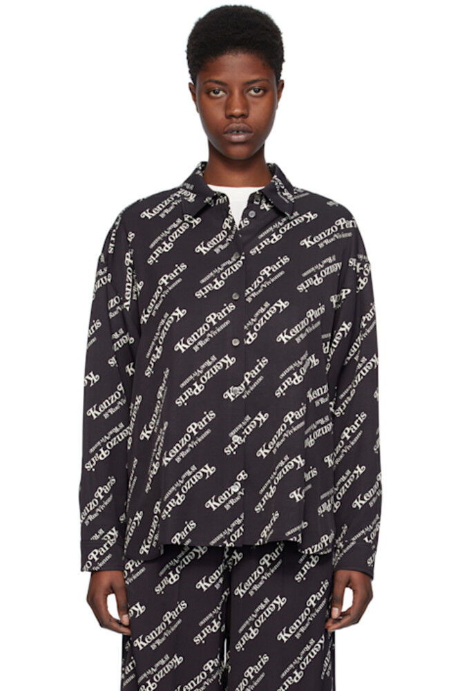 

Черная рубашка Kenzo Paris Verdy Edition