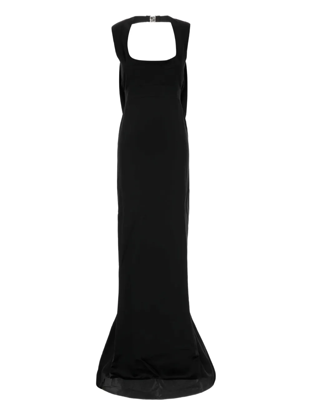 

Шелковое платье с открытой спиной DSQUARED2, черный