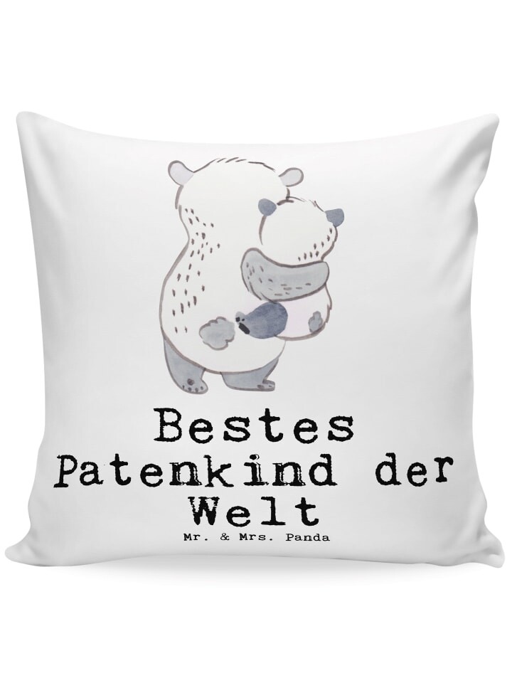 

Подушка Mr. & Mrs. Panda, белый