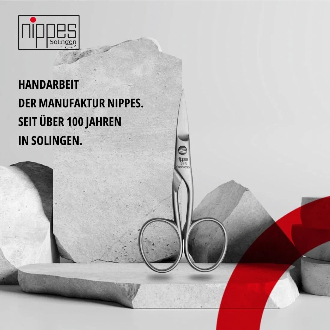 Маникюрные ножницы Nippes Solingen, 9 см, нержавеющая сталь Nippes Solingen — фото 4