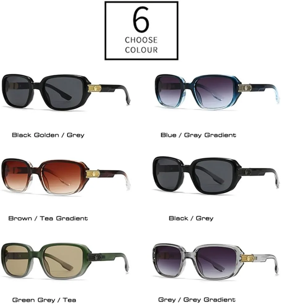 

Солнцезащитные очки UV400 с градиентным сине-зеленым рисунком, подходящие для женщин и мужчин, для бега и занятий спортом на открытом воздухе UYPTK, Black Golden Grey